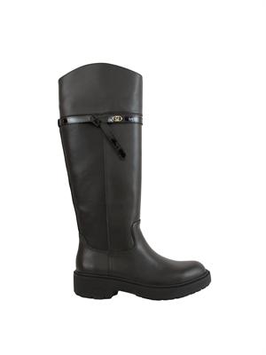 Stivali alti Liu Jo donna London 04 in pelle nera in DONNA
