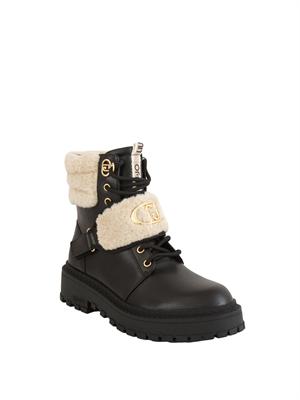 Stivali anfibi Liu Jo donna Rumi 40 in pelle nera in DONNA