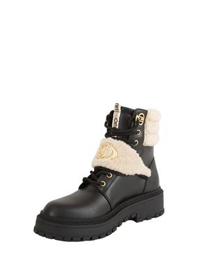 Stivali anfibi Liu Jo donna Rumi 40 in pelle nera in DONNA