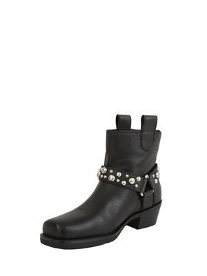 Stivaletti Liu Jo Roxy 01 modello texano in pelle nera in DONNA