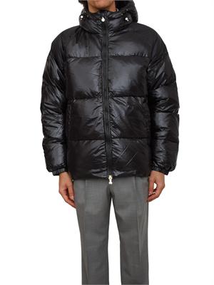 Piumino nero Sten Pyrenex unisex in piuma d'oca, idrorepellente e antivento in UOMO