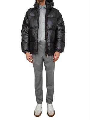 Piumino nero Sten Pyrenex unisex in piuma d'oca, idrorepellente e antivento in UOMO