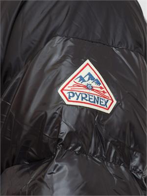 Piumino nero Sten Pyrenex unisex in piuma d'oca, idrorepellente e antivento in UOMO