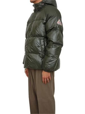 Piumino verde Sten Pyrenex unisex in piuma d'oca, idrorepellente e antivento in UOMO