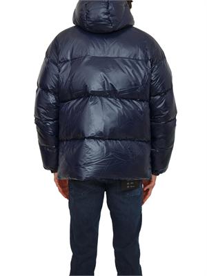 Piumino blu Sten Pyrenex unisex in piuma d'oca, idrorepellente e antivento in UOMO