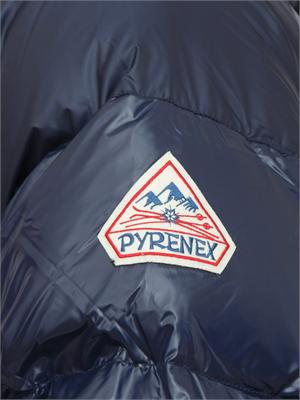 Piumino blu Sten Pyrenex unisex in piuma d'oca, idrorepellente e antivento in UOMO