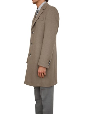 Cappotto Boss uomo in cashmere e lana verde in UOMO