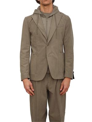 Giacca giubbotto Boss uomo in velluto verde in UOMO