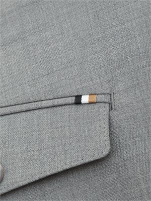 Pantaloni Boss uomo in lana vergine grigi in UOMO