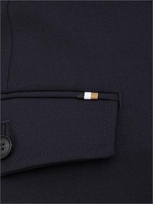 Pantaloni Boss uomo in lana vergine blu in UOMO