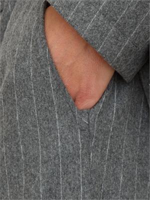 Pantaloni BOSS Uomo in lana gessata grigia in UOMO