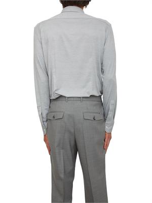 Camicia Boss uomo in maglina grigia in UOMO