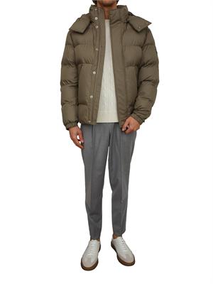 Maglia Boss uomo a trecce in cashmere e lana bianco in UOMO
