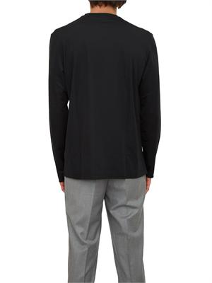 T-shirt m/l Boss uomo in cotone nero in UOMO