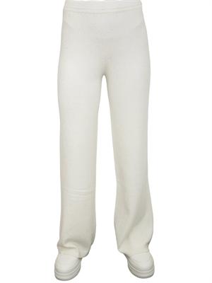 Pantalone palazzo Hinnominate donna in misto viscosa panna con paillettes in DONNA
