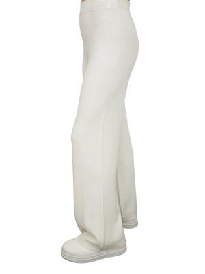 Pantalone palazzo Hinnominate donna in misto viscosa panna con paillettes in DONNA