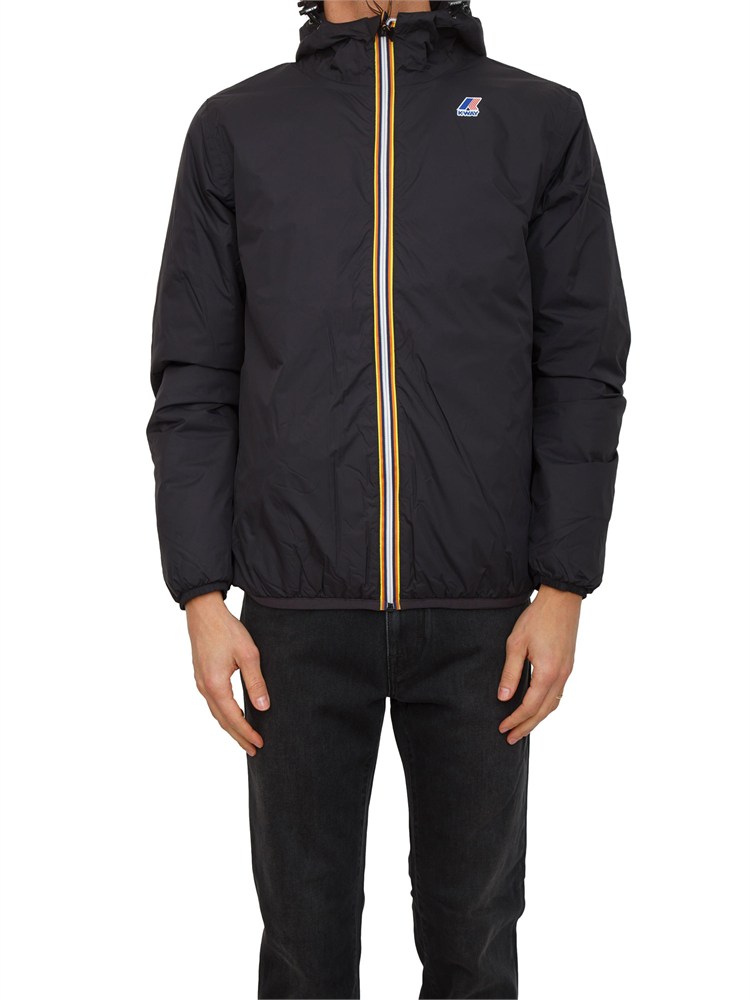 Giubbino unisex Claude K-Way in tessuto nero