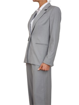 Giacca Amadri Kocca in misto viscosa grigia in DONNA