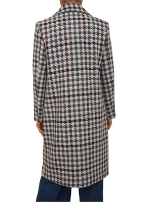 Cappotto Camanto Kocca in misto lana in tartan in DONNA