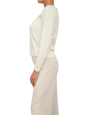 Maglia Celeno Kocca misto lana bianco panna in DONNA