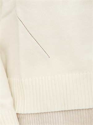 Maglia Celeno Kocca misto lana bianco panna in DONNA