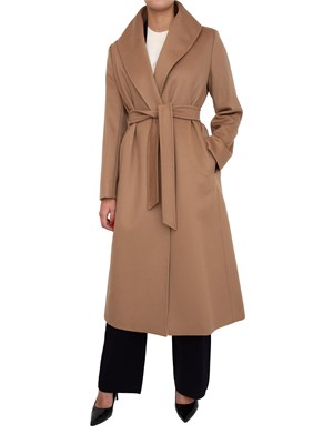Cappotto Loriana Max Mara in drap di pura lana vergine cammello in DONNA