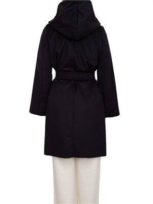 Cappotto midi Newmang Max Mara in pura lana blu in DONNA