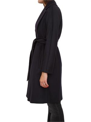 Cappotto Dravenna di Max Mara in pura lana blu in DONNA