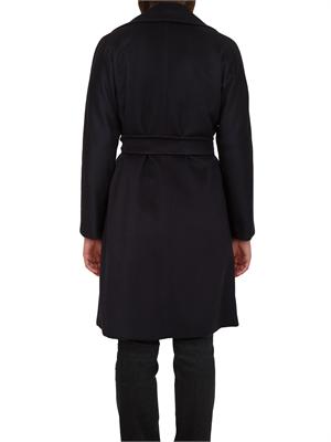 Cappotto Dravenna di Max Mara in pura lana blu in DONNA
