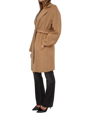 Cappotto Ajaccio Max Mara in lana, seta e cashmere cammello in DONNA