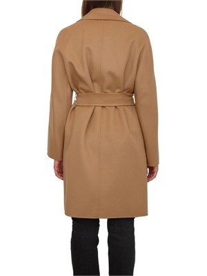 Cappotto Ajaccio Max Mara in lana, seta e cashmere cammello in DONNA