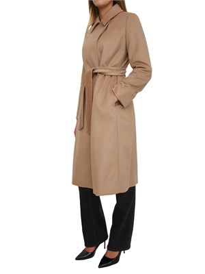 Cappotto Bcollag Max Mara in pura lana cammello in DONNA