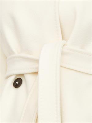 Cappotto Bcollag Max Mara in pura lana bianca in DONNA