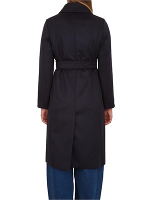 Cappotto Bcollag Max Mara in pura lana blu in DONNA