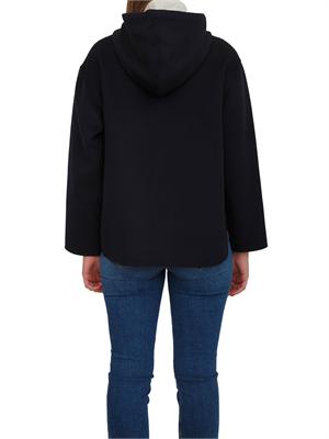Giaccone Mina di Max Mara in lana, cashmere e seta blu in DONNA