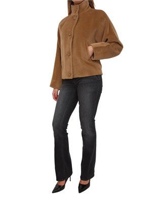 Cappotto Caladio di Max Mara in lana e alpaca cammello in DONNA