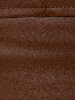 Gonna Taiga Max Mara in pelle cuoio in DONNA