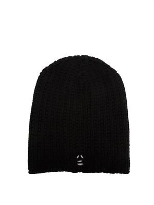 Cuffia Alexa Fairchild in cashmere nero in DONNA