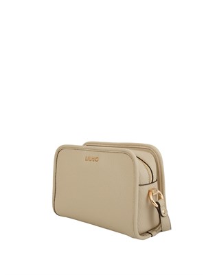 Borsa Liu Jo Manhattan in ecopelle beige in DONNA