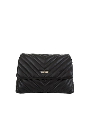 Borsa a spalla Liu Jo donna in matelassÈ nero in DONNA