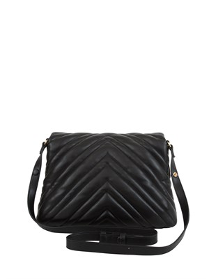 Borsa a spalla Liu Jo donna in matelassÈ nero in DONNA