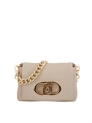 LIU JO Borsa LaPuffy in ecopelle matelassÉ beige in DONNA