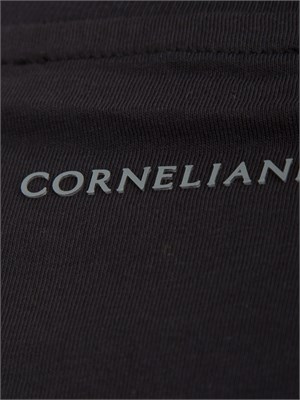 T-shirt uomo Corneliani in cotone nero in UOMO