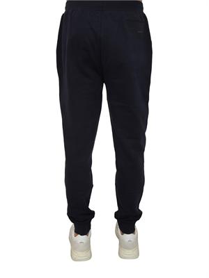 Pantalone tuta Corneliani in misto cotone blu in UOMO