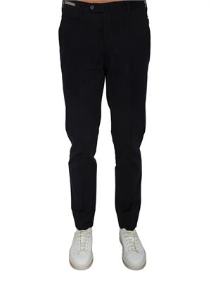 Pantaloni Corneliani in misto cotone blu in UOMO