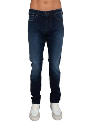 Jeans uomo Emporio Armani in cotone blu delavÉ in UOMO