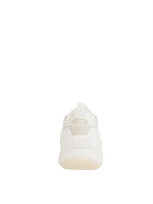 Sneakers Moon247 Xlace Moon Boot in pelle e tessuto bianco in DONNA