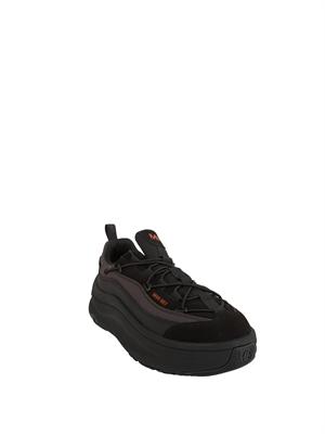 Sneakers Moon247 Xlace Moon Boot in pelle e tessuto neri in UOMO