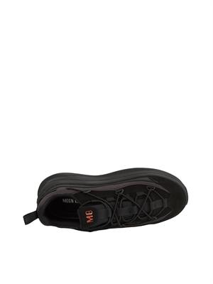 Sneakers Moon247 Xlace Moon Boot in pelle e tessuto neri in UOMO