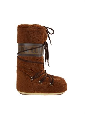 Moon Boot Icon in Teddy marrone in DONNA